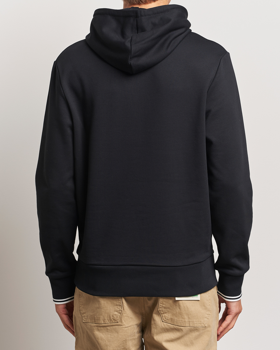 Uomini | Maglieria | Fred Perry | Tipped Hoodie Black