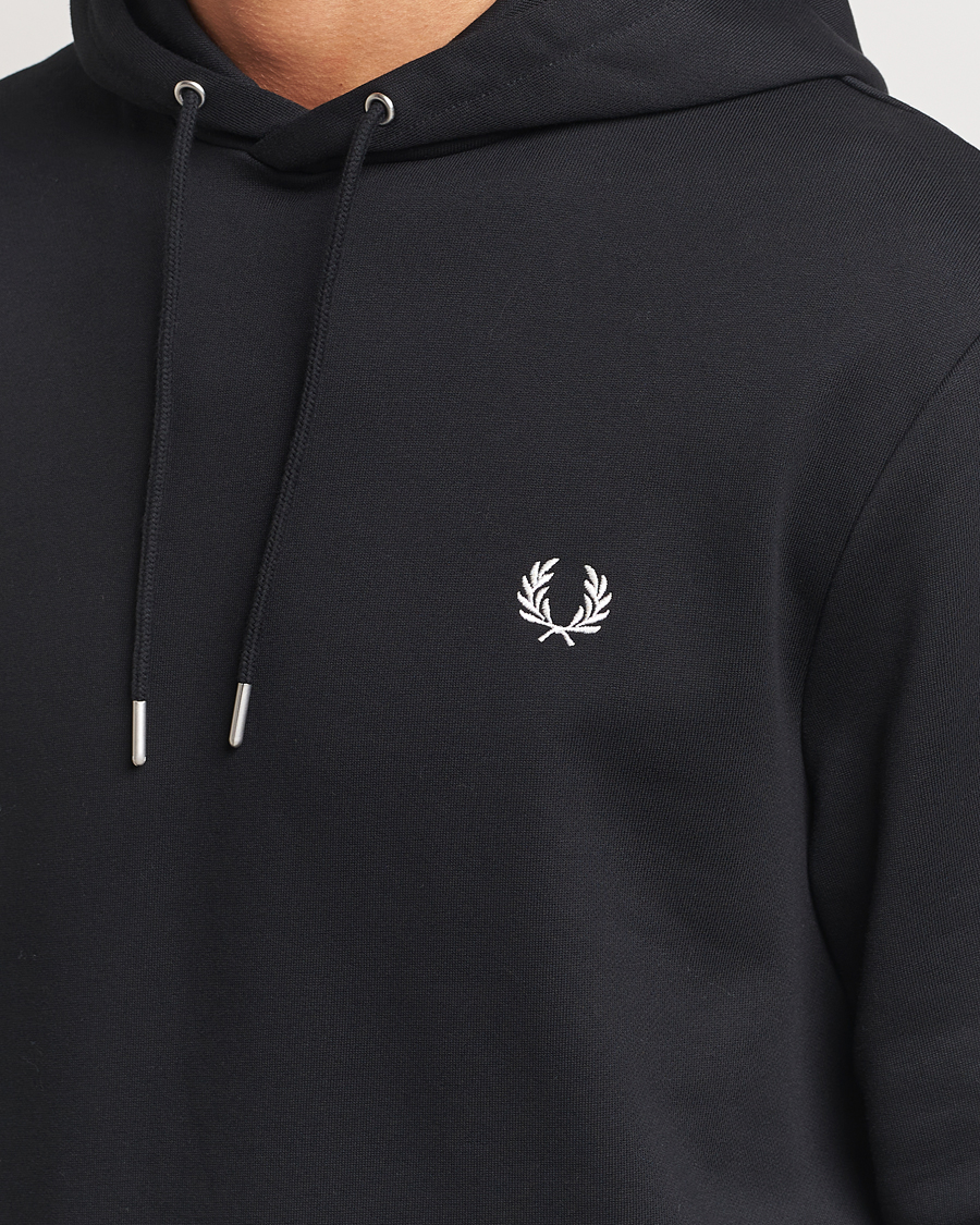 Uomini | Maglieria | Fred Perry | Tipped Hoodie Black