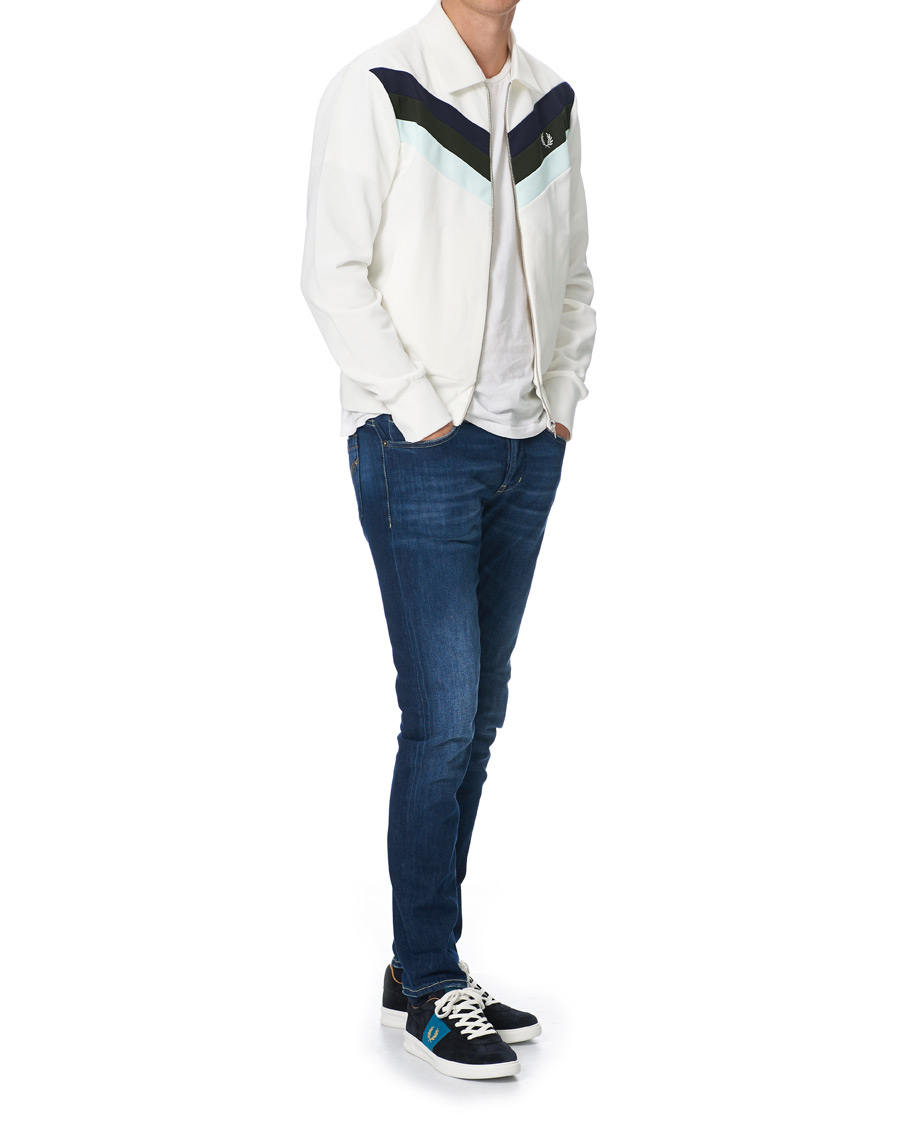 Uomini | Fred Perry Suede Panel Sneakers Navy | Fred Perry | Suede Panel Sneakers Navy