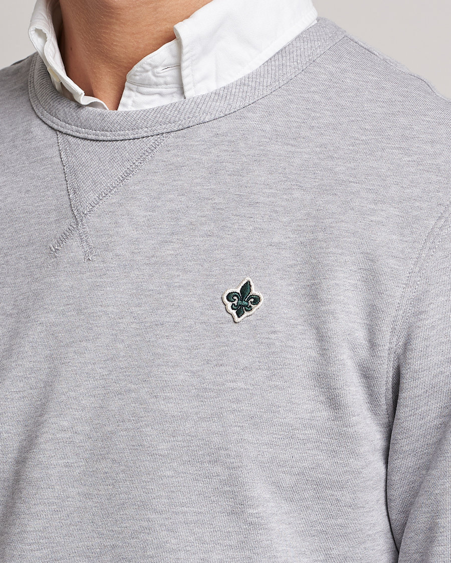 Uomini | Maglieria | Morris | Lily Sweatshirt Light Grey Melange