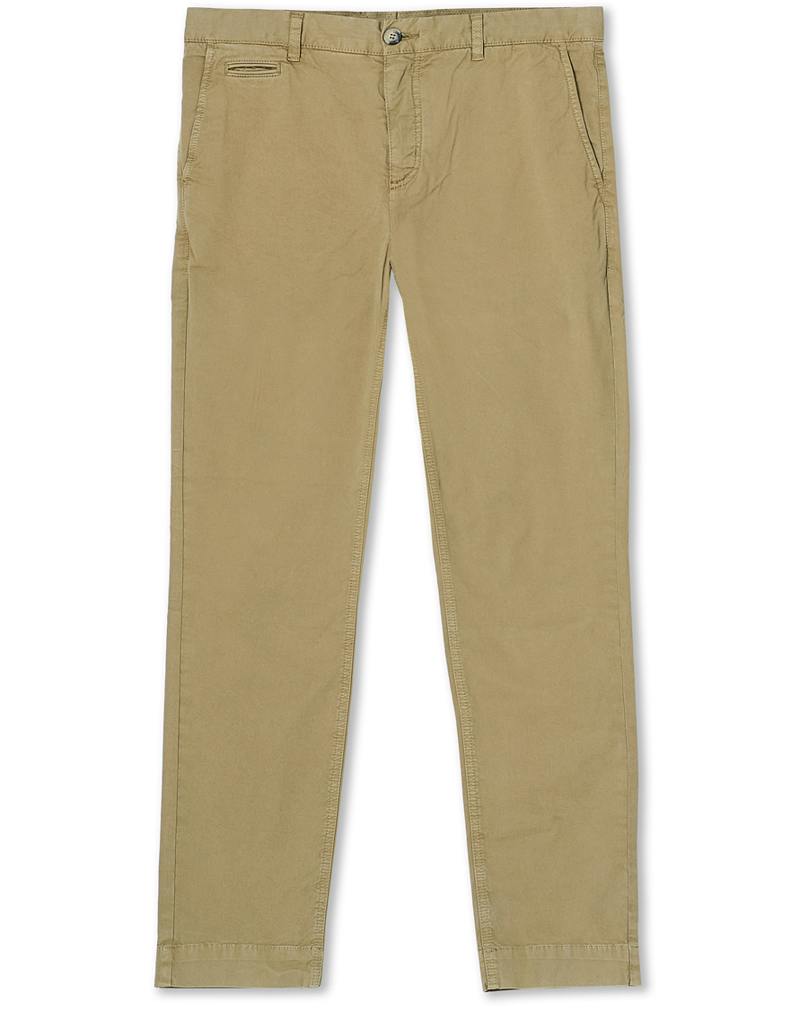 Uomini | Pantaloni | Morris | Henry Cotton Chino Olive