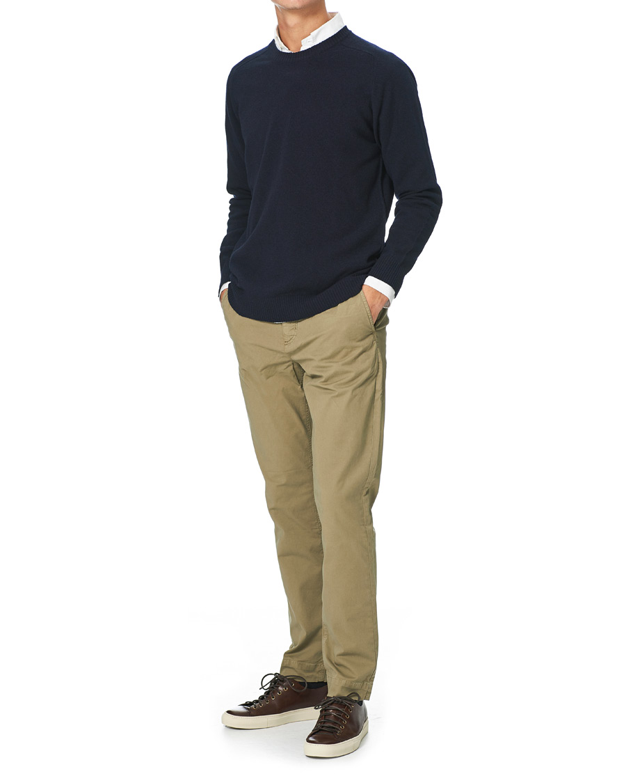 Uomini | Pantaloni | Morris | Henry Cotton Chino Olive