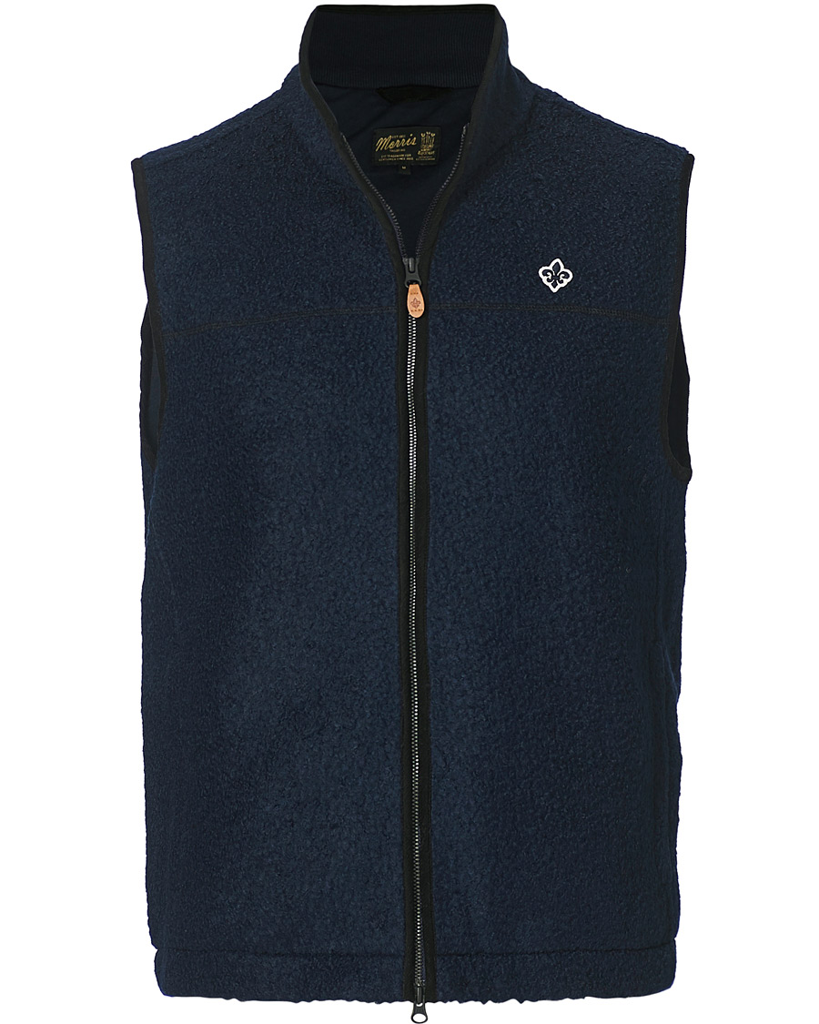 Uomini | Gilet | Morris | Whitfield Pile Vest Navy