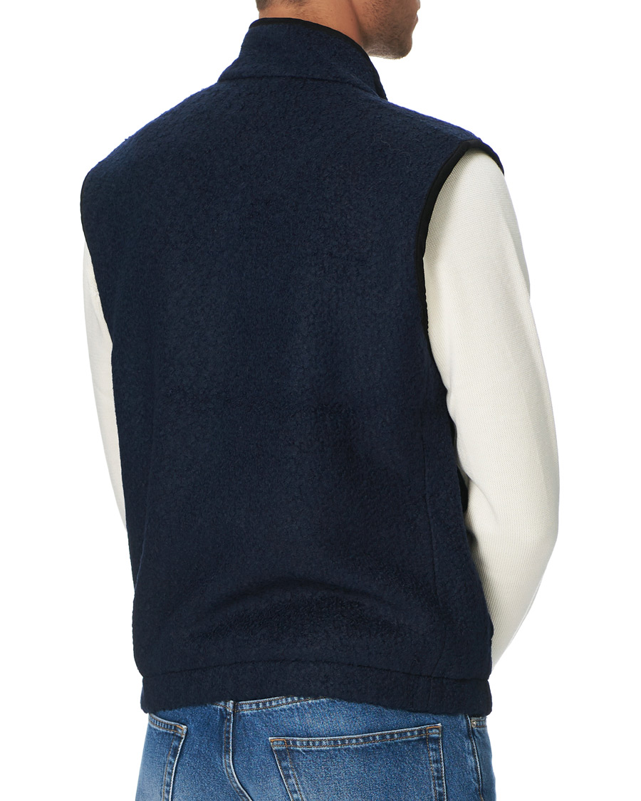 Uomini | Gilet | Morris | Whitfield Pile Vest Navy