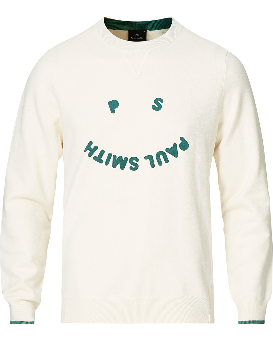 Uomini | Maglieria | PS Paul Smith | Cotton Wool Pullover Offwhite