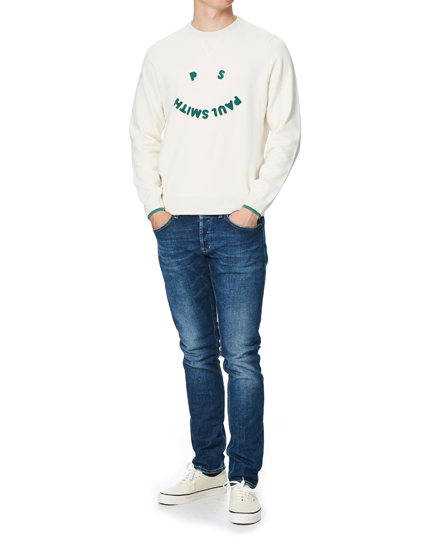 Uomini | Maglieria | PS Paul Smith | Cotton Wool Pullover Offwhite