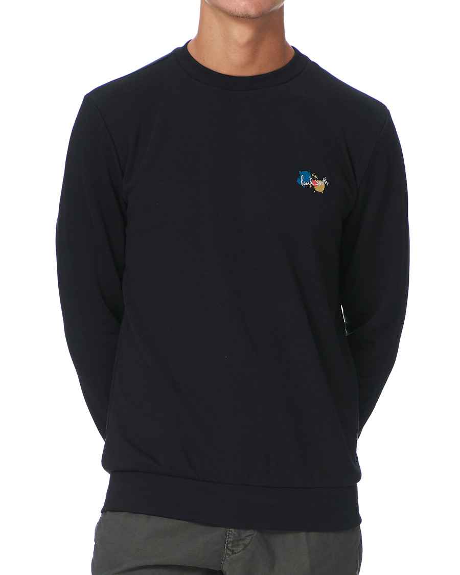 Uomini | Maglieria | Paul Smith | Logo Sweatshirt Black