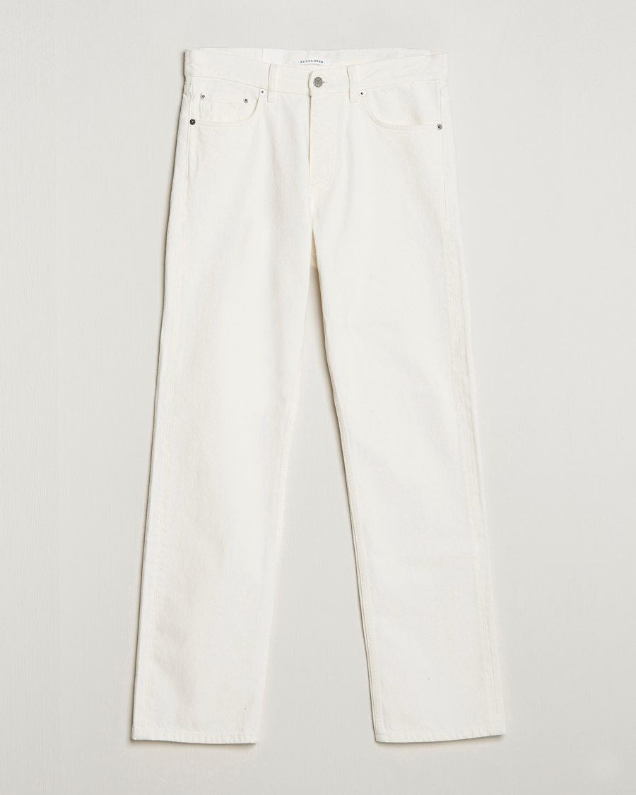 Uomini | Jeans | Sunflower | Standard Jeans Washed White