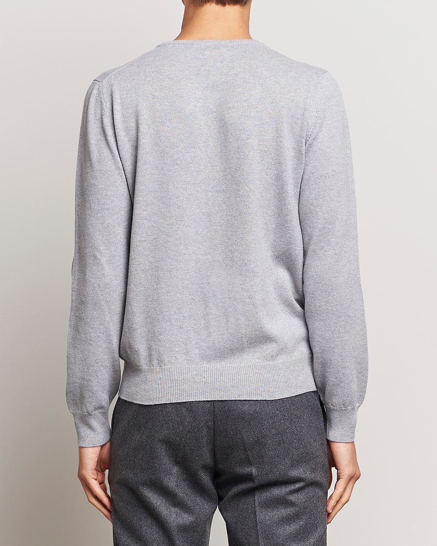 Uomini | Maglieria | Gran Sasso | Wool/Cashmere Crew Neck Light Grey