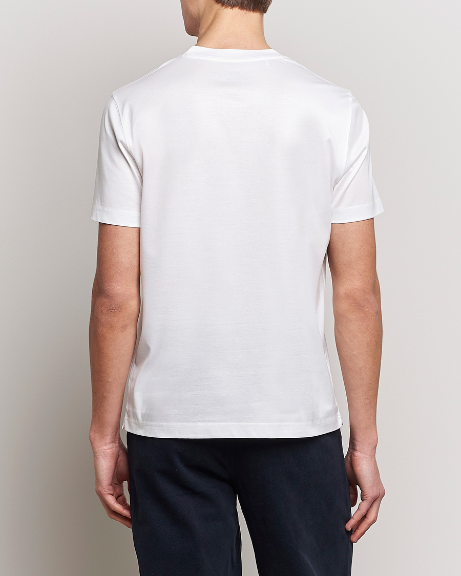 Uomini | T-shirt | Eton | Filo Di Scozia Cotton T-Shirt White