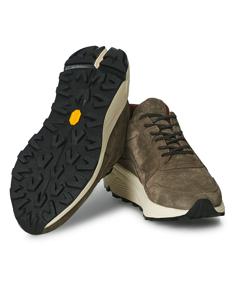 Uomini | Buttero Vinci Suede Running Sneaker Taupe | Buttero | Vinci Suede Running Sneaker Taupe