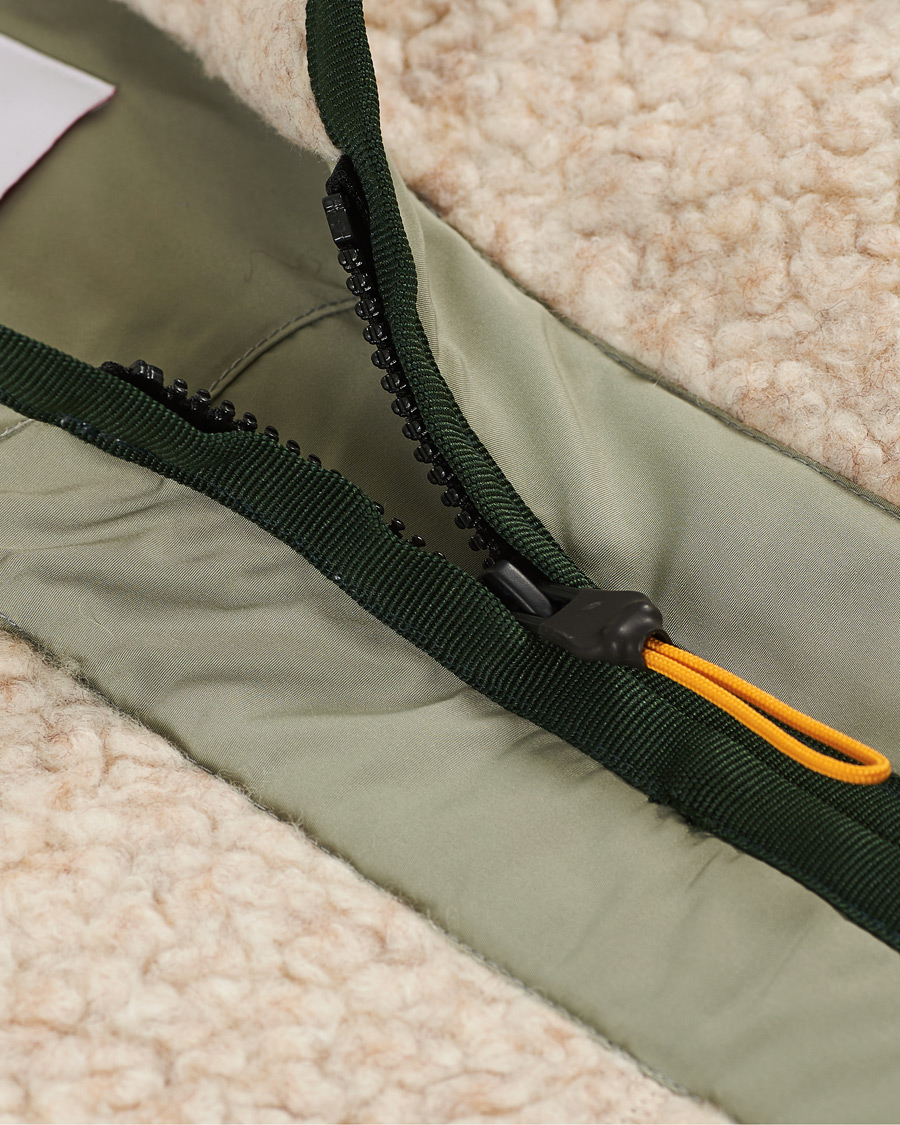 Uomini | Maglieria | Orlebar Brown | Baird Fleece Full Zip Dune/Artichoke