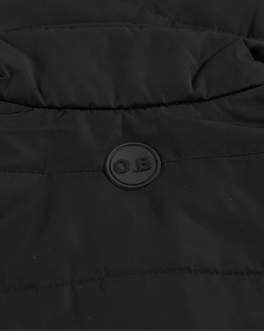 Uomini | Maglieria | Orlebar Brown | Terrence Hybrid Full Zip Black