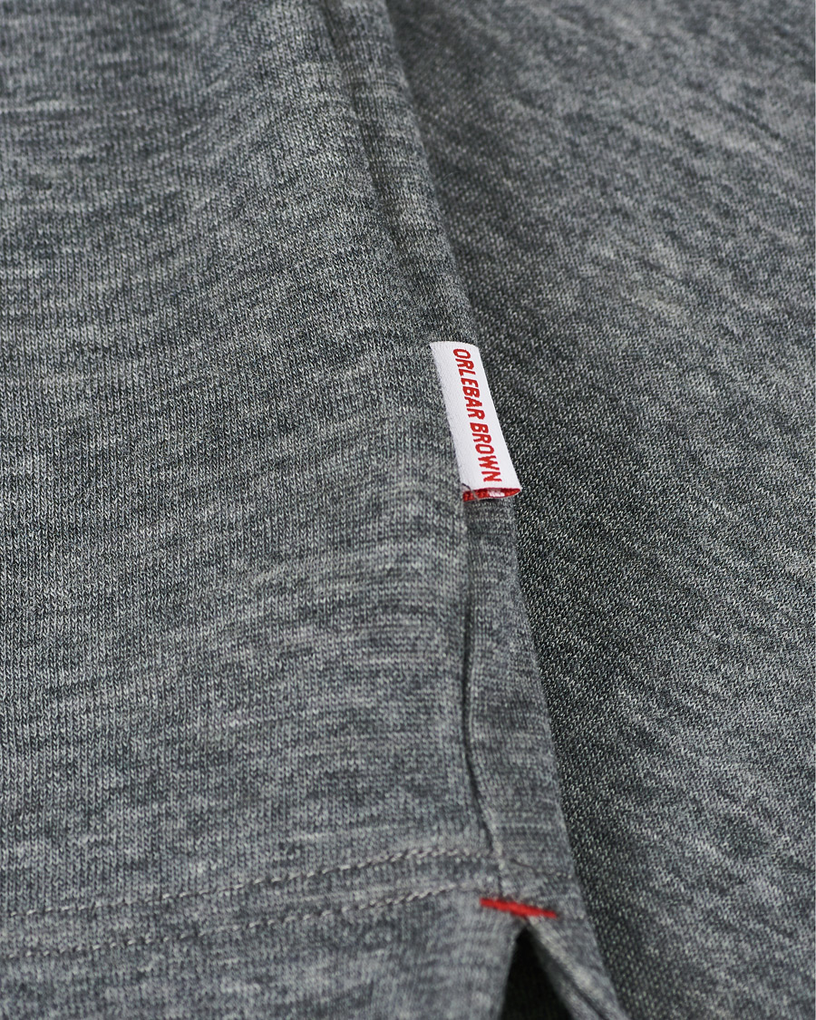 Uomini | Maglieria | Orlebar Brown | Neilson Double Face Merino Half Zip Storm Grey