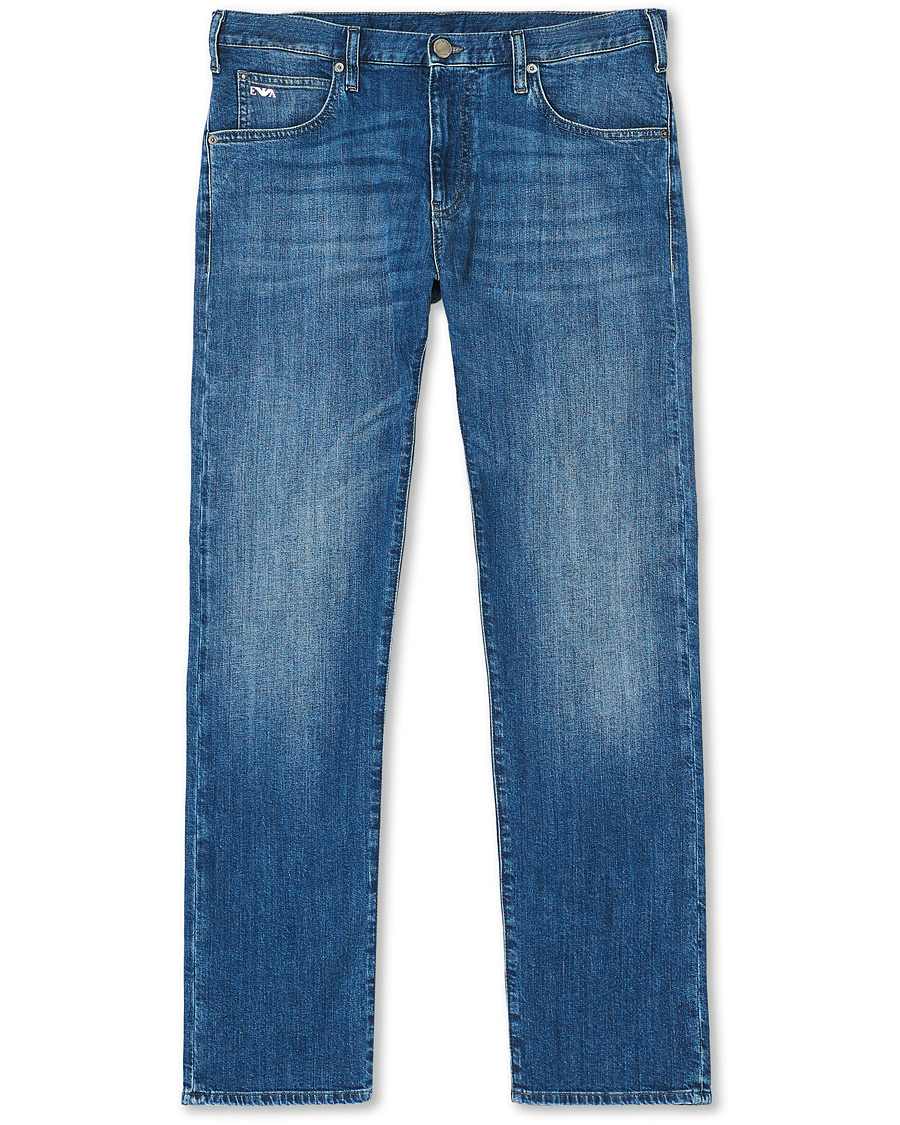Uomini | Jeans | Emporio Armani | Regular Fit Jeans Medium Blue