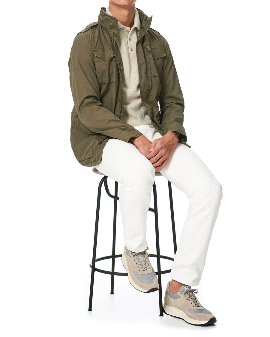 Uomini | C.QP Stride Suede/Mesh Running Sneaker Stone Grey | CQP | C.QP Stride Suede/Mesh Running Sneaker Stone Grey