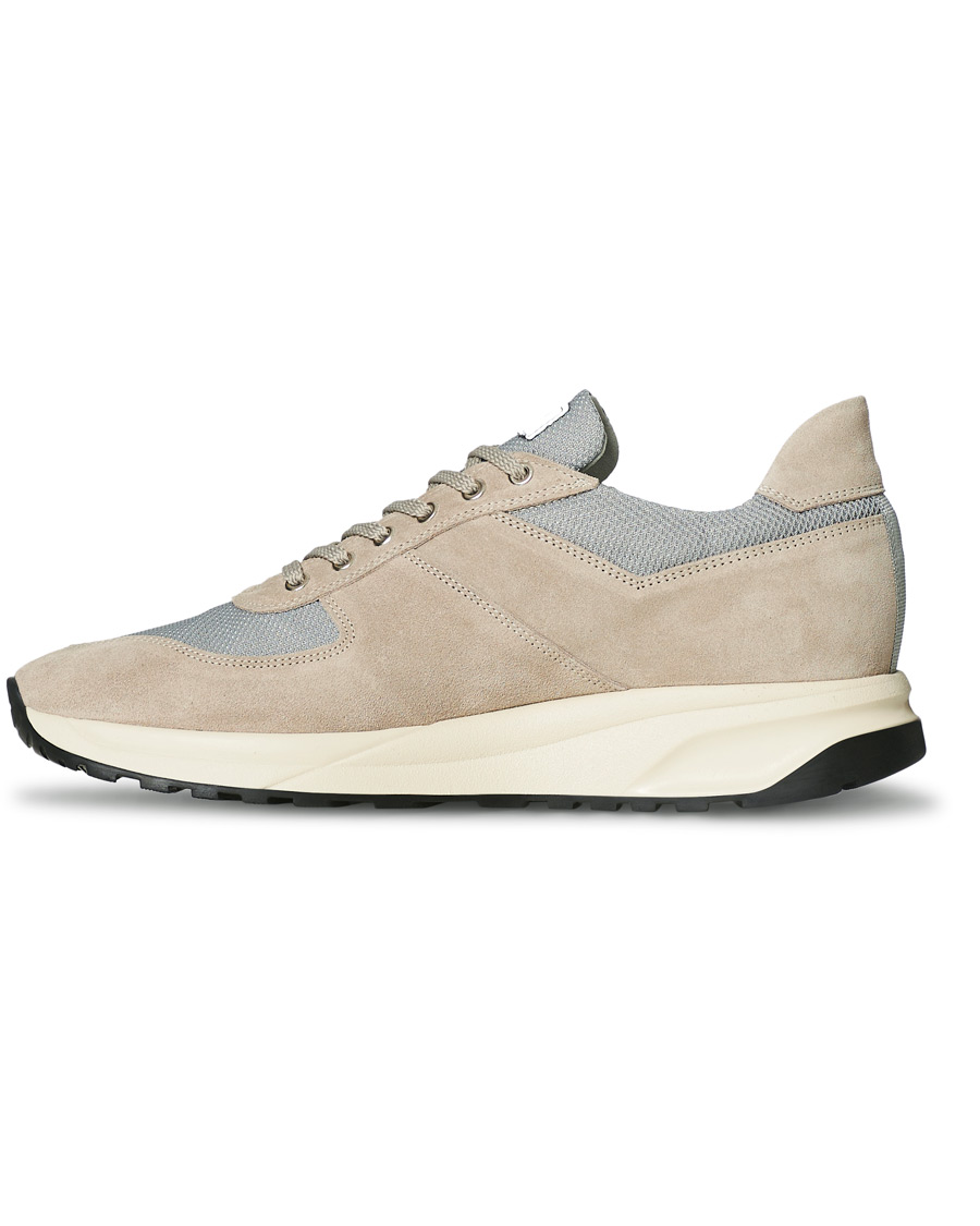 Uomini | C.QP Stride Suede/Mesh Running Sneaker Stone Grey | CQP | C.QP Stride Suede/Mesh Running Sneaker Stone Grey