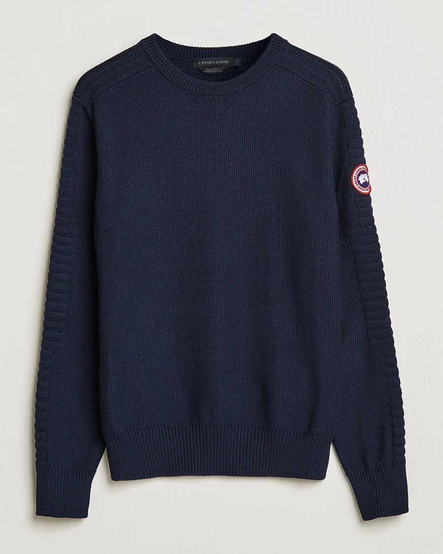 Uomini | Maglieria | Canada Goose | Paterson Sweater Navy
