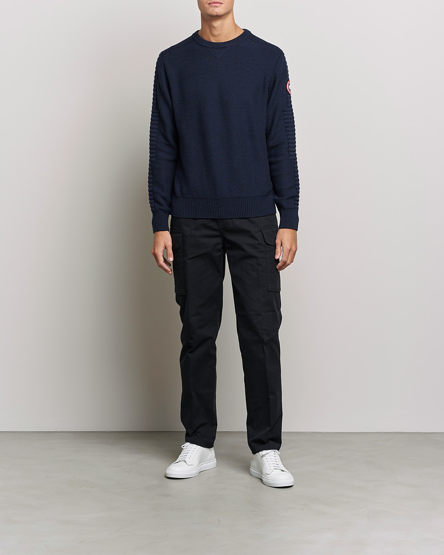 Uomini | Maglieria | Canada Goose | Paterson Sweater Navy