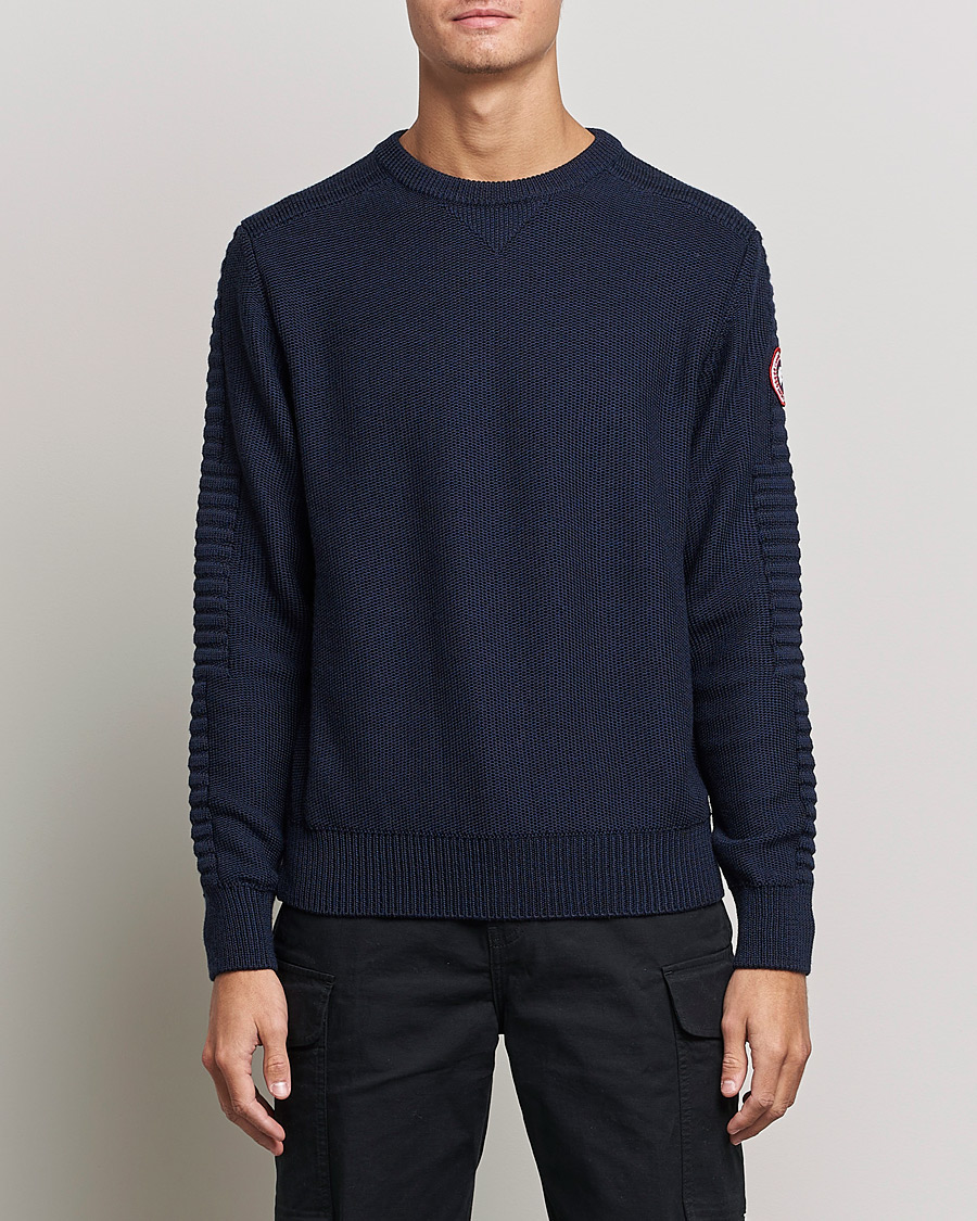Uomini | Maglieria | Canada Goose | Paterson Sweater Navy