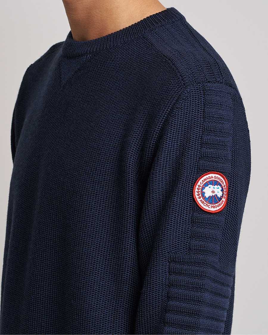 Uomini | Maglieria | Canada Goose | Paterson Sweater Navy