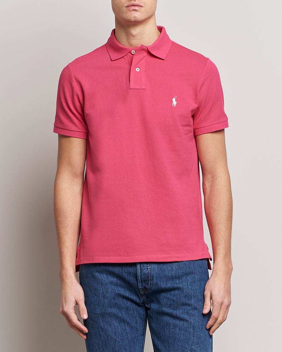 Uomini | Polo | Polo Ralph Lauren | Custom Slim Fit Polo Hot Pink