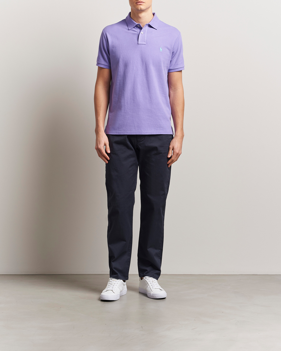 Uomini | Polo | Polo Ralph Lauren | Custom Slim Fit Polo Cactus Purple