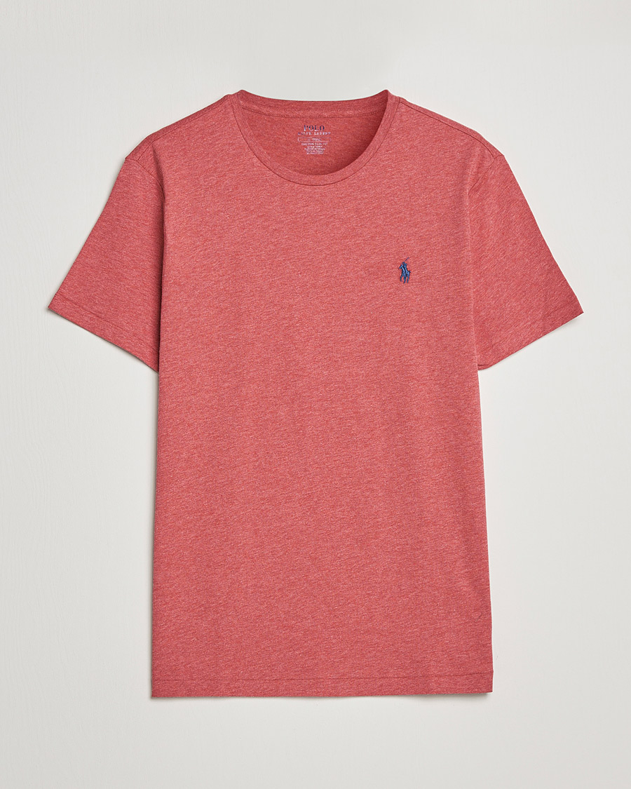 Uomini | T-shirt | Polo Ralph Lauren | Crew Neck Tee Venetian Red Heather