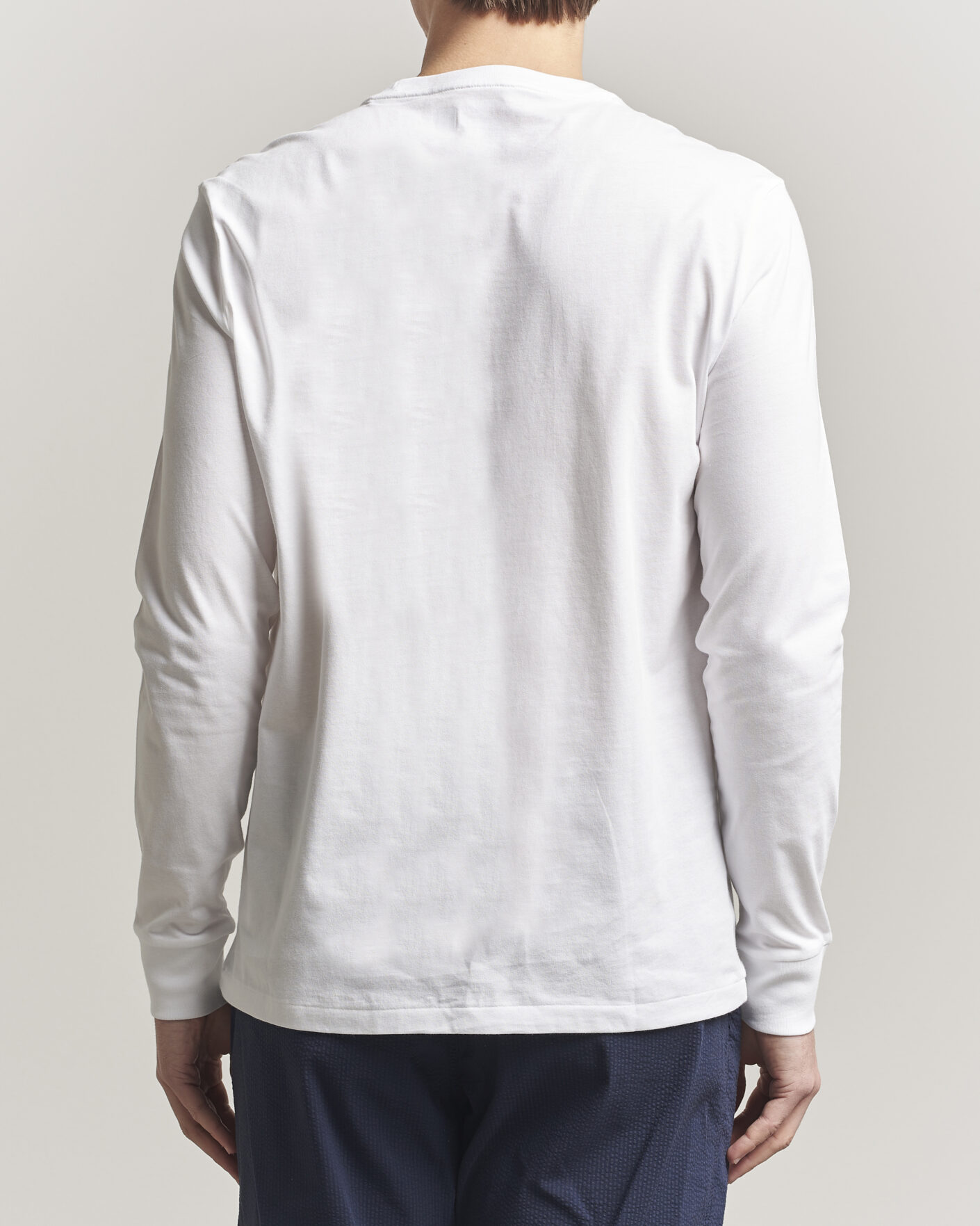 Uomini | T-shirt | Polo Ralph Lauren | Custom Slim Fit Long Sleeve Tee White