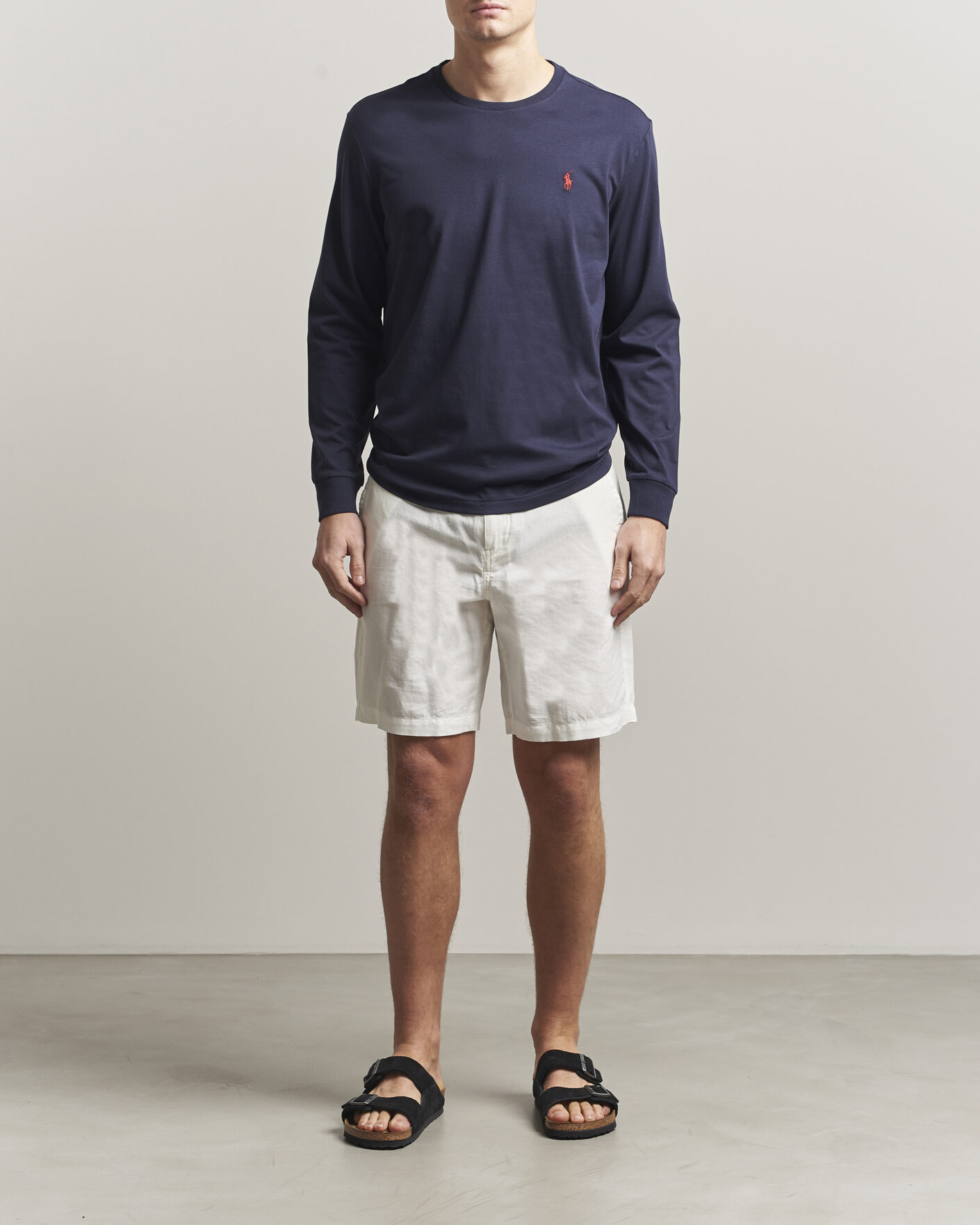 Uomini | T-shirt | Polo Ralph Lauren | Custom Slim Fit Long Sleeve Tee Ink