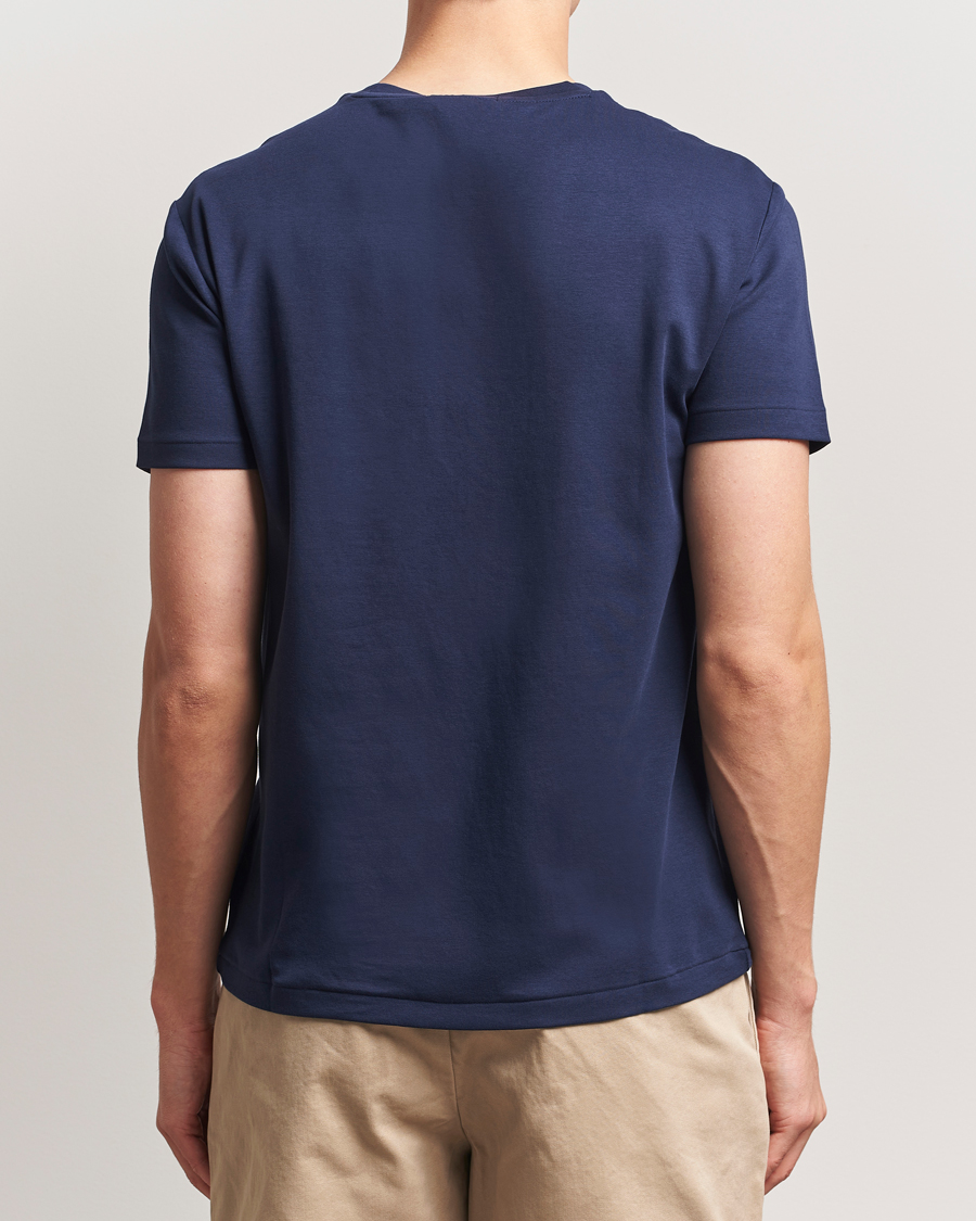 Uomini | T-shirt | Polo Ralph Lauren | Luxury Pima Cotton Crew Neck T-Shirt Refined Navy