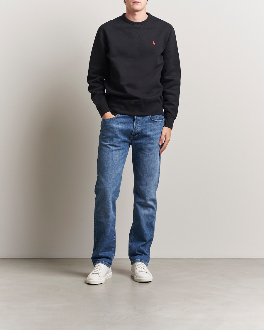 Uomini | Maglieria | Polo Ralph Lauren | Crew Neck Sweatshirt Polo Black