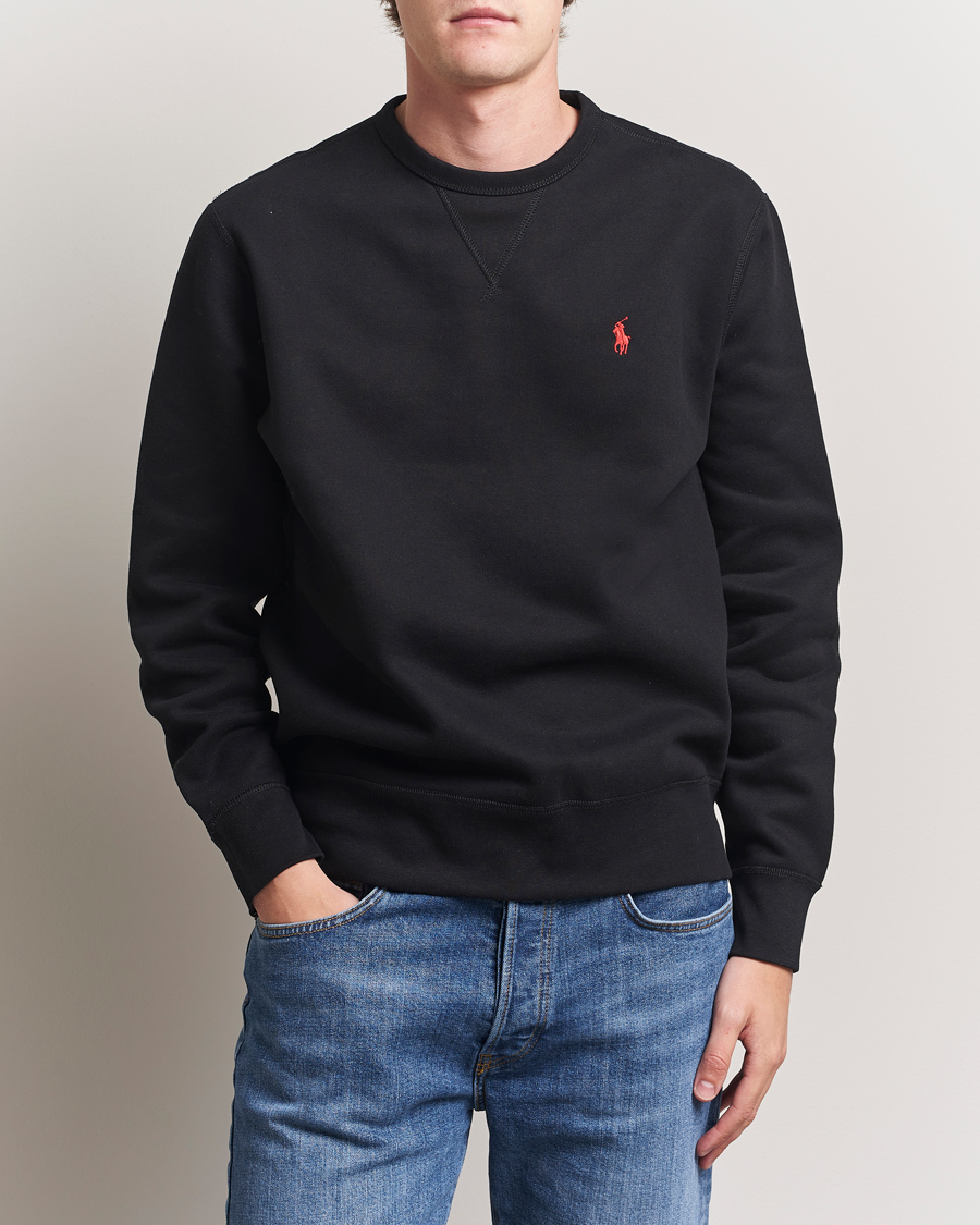 Uomini | Maglieria | Polo Ralph Lauren | Crew Neck Sweatshirt Polo Black