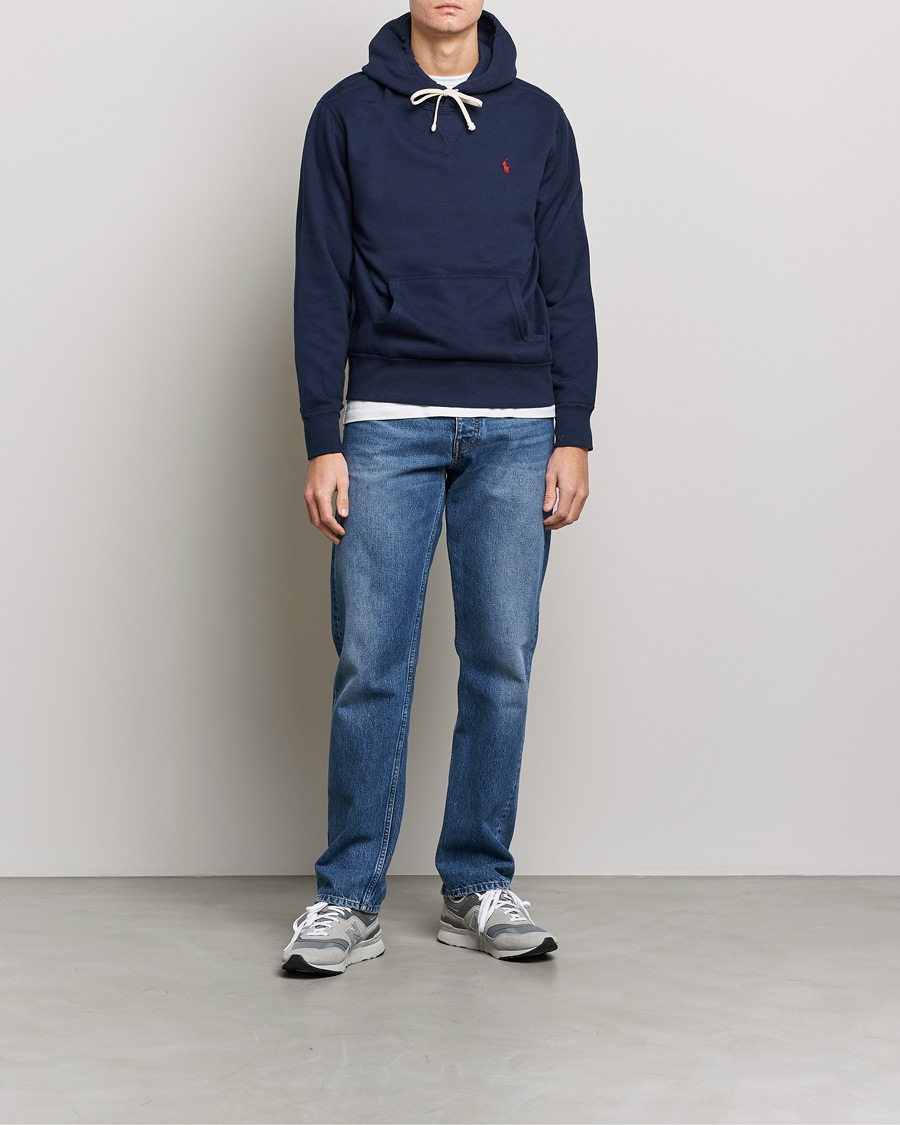 Uomini | Maglieria | Polo Ralph Lauren | RL Fleece Hoodie Cruise Navy
