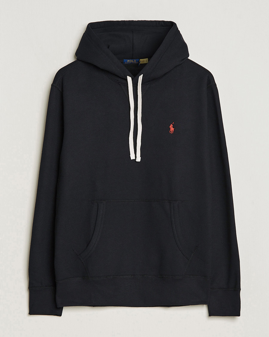 Uomini | Maglieria | Polo Ralph Lauren | RL Fleece Hoodie Polo Black