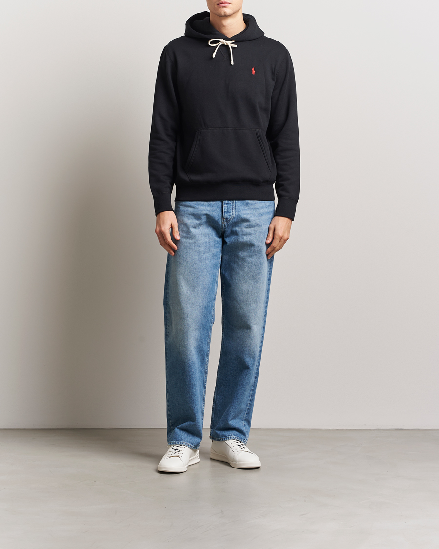 Uomini | Maglieria | Polo Ralph Lauren | RL Fleece Hoodie Polo Black