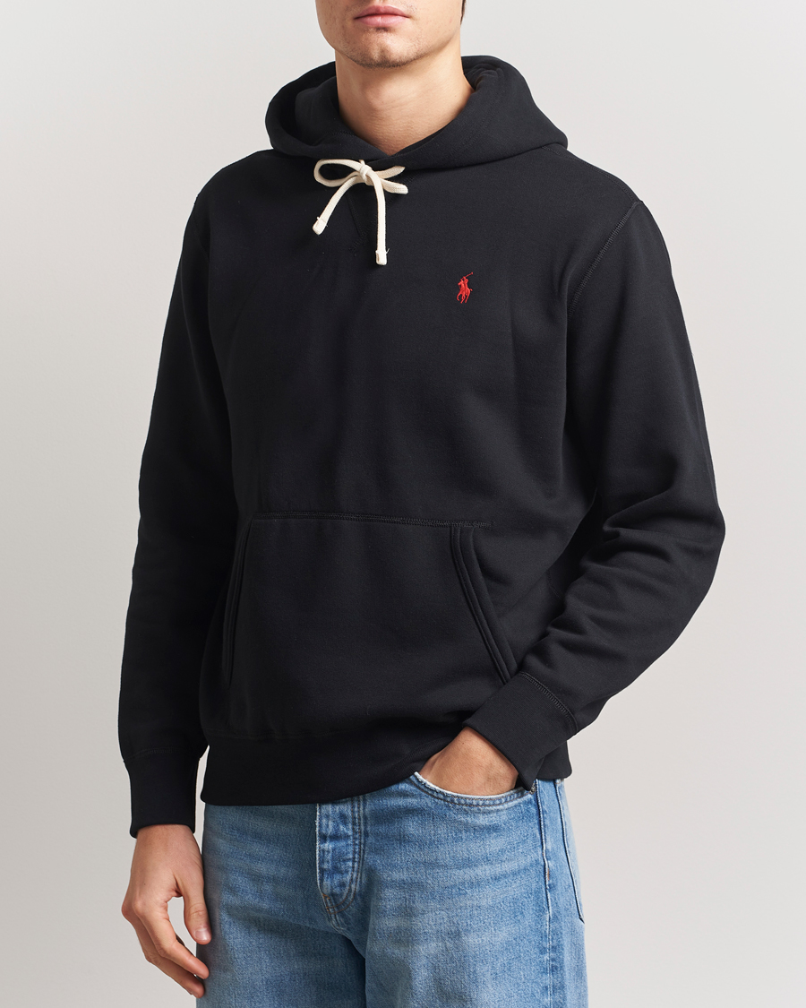 Uomini | Maglieria | Polo Ralph Lauren | RL Fleece Hoodie Polo Black