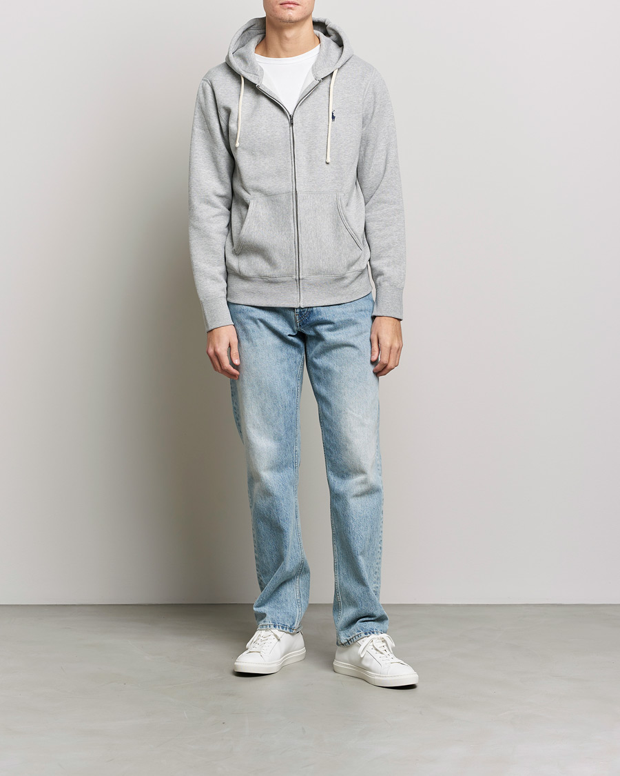 Uomini | Maglieria | Polo Ralph Lauren | Fleece Full Zip Hoodie Andover Heather