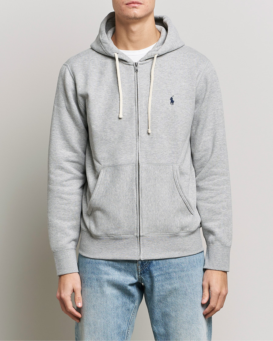Uomini | Maglieria | Polo Ralph Lauren | Fleece Full Zip Hoodie Andover Heather