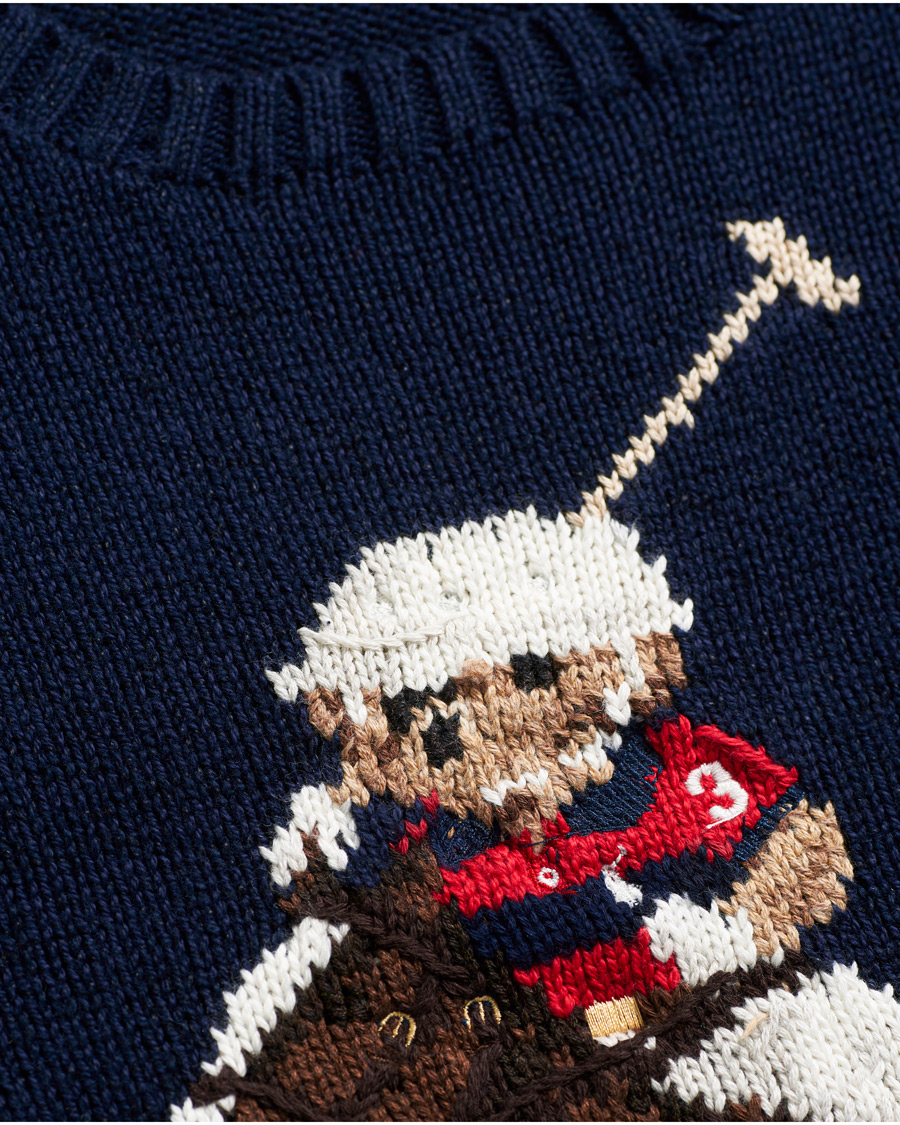 Uomini | Maglieria | Polo Ralph Lauren | Polo Player Bear Knitted Sweater Navy