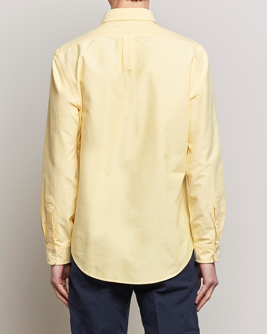 Uomini | Camicie | Polo Ralph Lauren | Custom Fit Oxford Button Down Shirt Yellow