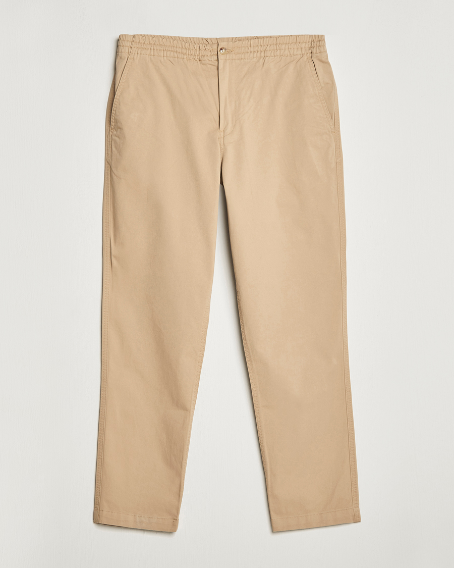 Uomini | Pantaloni | Polo Ralph Lauren | Prepster Stretch Twill Drawstring Trousers Khaki