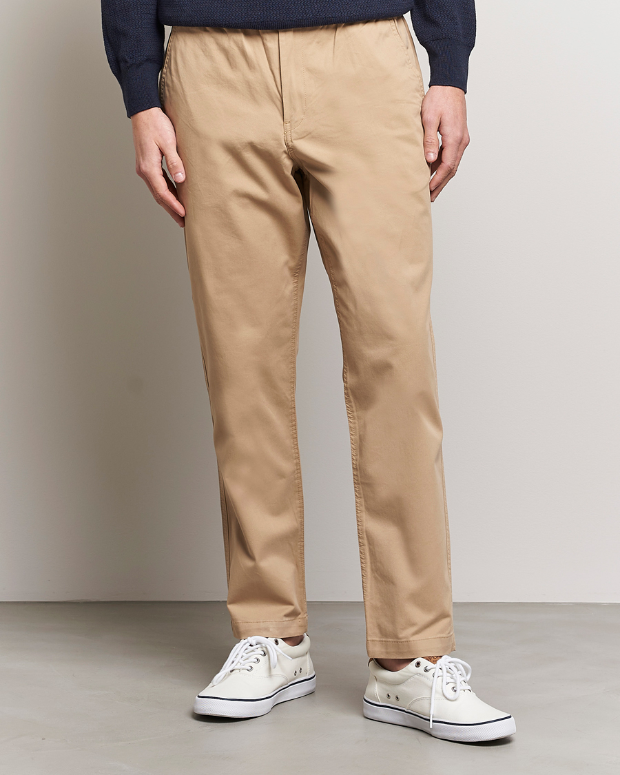 Uomini | Pantaloni | Polo Ralph Lauren | Prepster Stretch Twill Drawstring Trousers Khaki