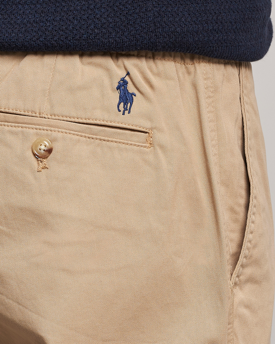 Uomini | Pantaloni | Polo Ralph Lauren | Prepster Stretch Twill Drawstring Trousers Khaki