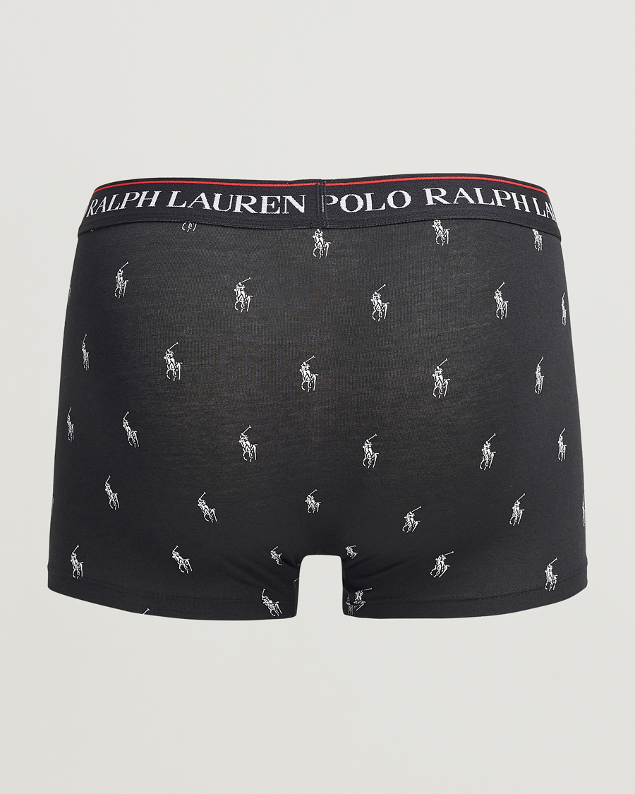 Uomini | Biancheria intima | Polo Ralph Lauren | 3-Pack Trunk Black/Stripe/Pony