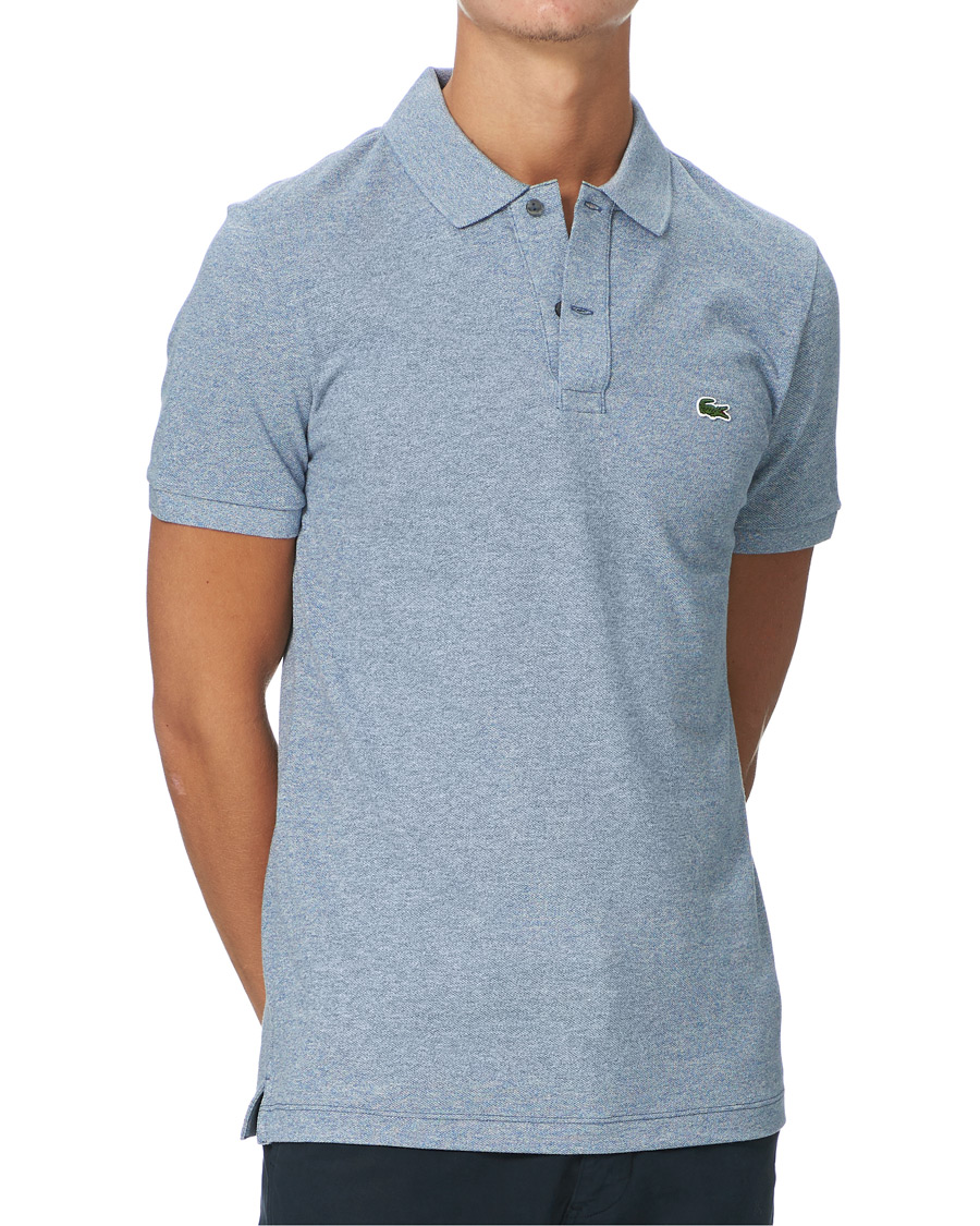 Uomini | Polo | Lacoste | Slim Fit Polo Piké Light Indigo Blue