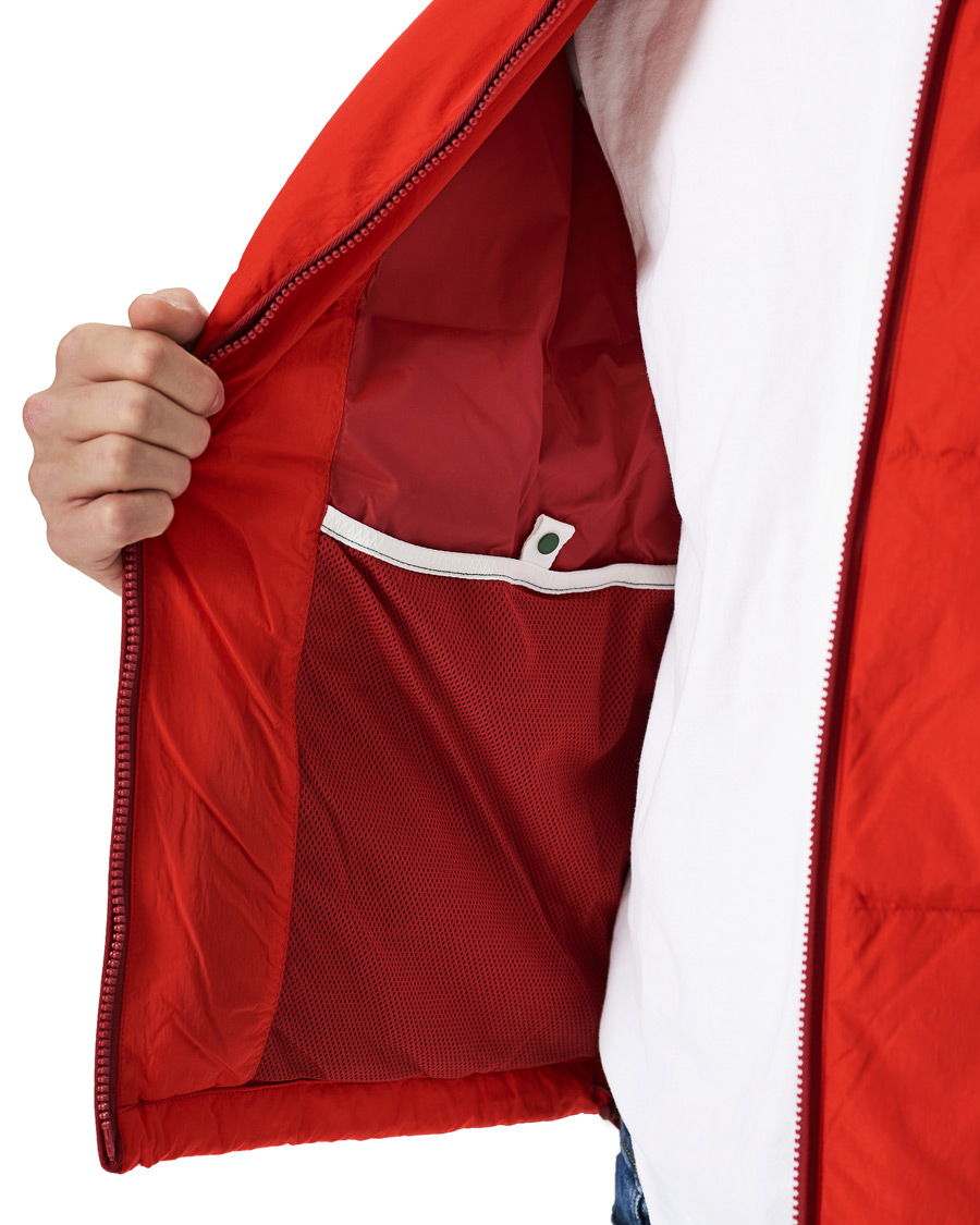 Uomini | Giacche | Lacoste | Down Hooded Jacket Red