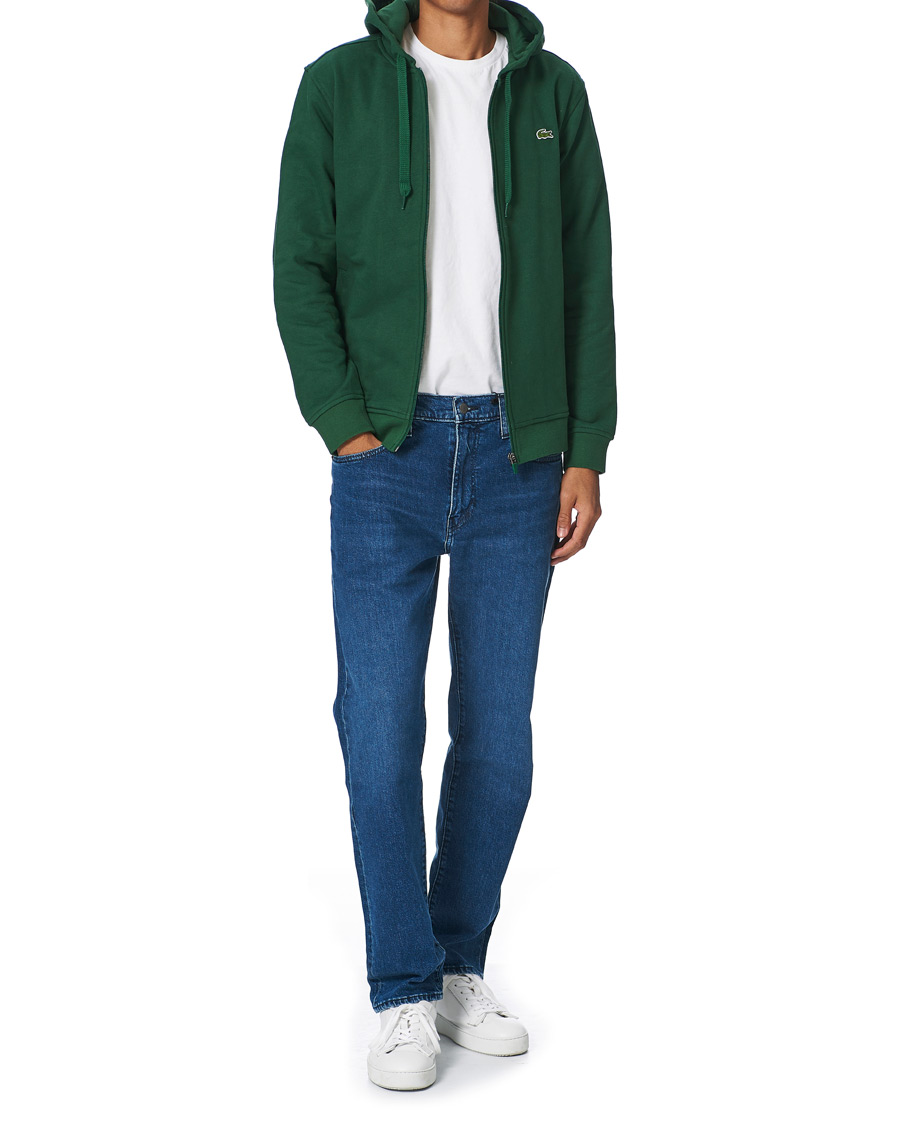 Uomini | Maglieria | Lacoste | Full Zip Hood Vert Green