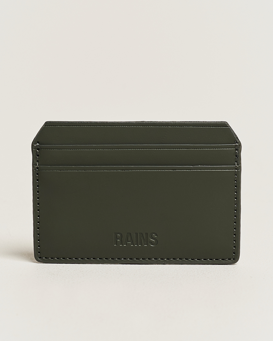 Uomini | RAINS Card Holder Green | RAINS | Card Holder Green