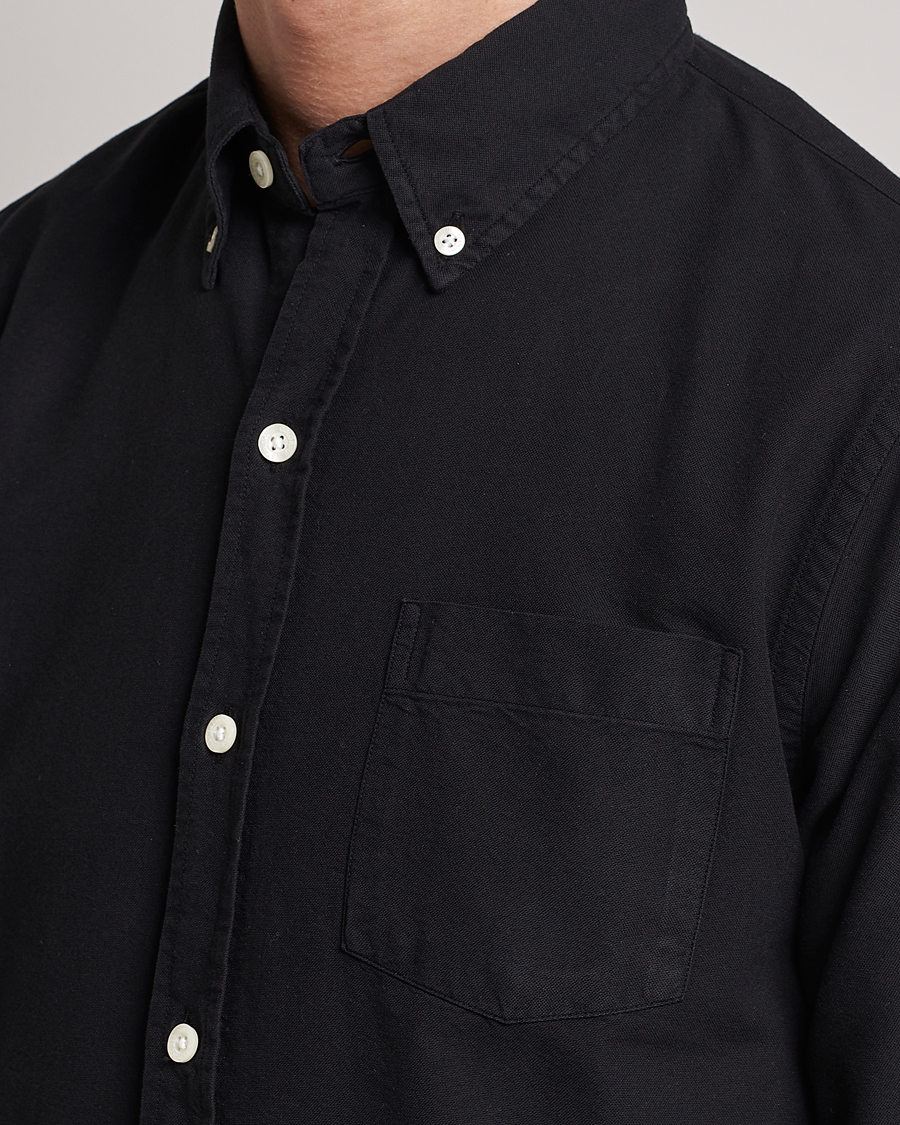 Uomini | Camicie | Colorful Standard | Classic Organic Oxford Button Down Shirt Deep Black